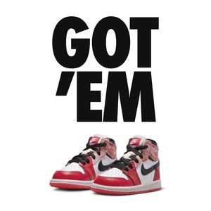 Spider-Man Jordan 1 “Next Chapter” deadstock size 6C